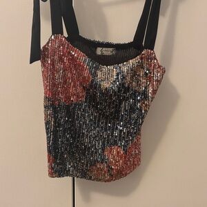 Free People Sequin Top